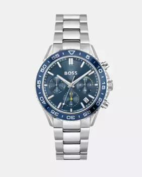 Многофункциональные женские часы Runner for Her 1502754 из стали Boss, серебряный
