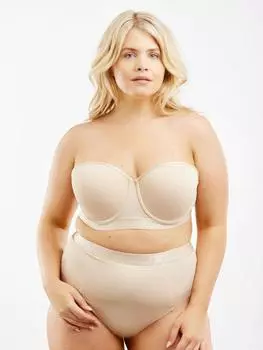 Многофункциональный бюстгальтер без бретелек телесного цвета Oola Lingerie, нюд