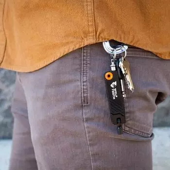 Многофункциональный инструмент с шестигранным ключом на 6 бит Wolf Tooth Components, цвет Orange Bolt with Keyring