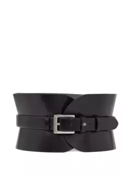 Многофункциональный кожаный ремень Essential KARL LAGERFELD, черный