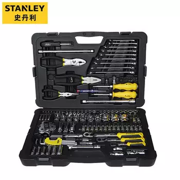 Многофункциональный набор бытовых инструментов STANLEY, 125 предметов, набор торцевых ключей с храповым механизмом STMT74393-8-23