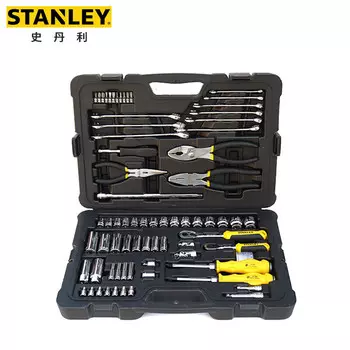Многофункциональный набор инструментов для ремонта автомобилей STANLEY, 71 предмет, набор инструментов для ремонта торцовых гаечных ключей с быстрой трещоткой STMT74394