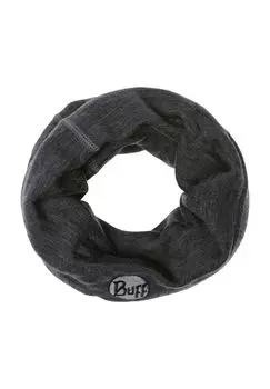 Многофункциональный шарф, шерсть мериноса, вышивка логотипа Buff, цвет Solid Grey