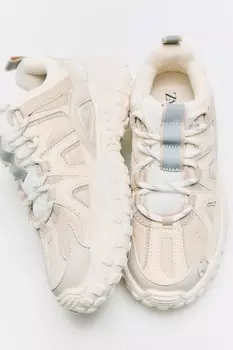 Многокомпонентные кроссовки ZARA, бежевый