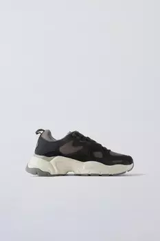 Многокомпонентные кроссовки ZARA, черный