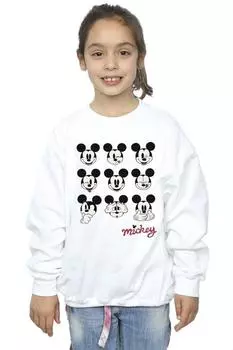 Многоликая толстовка с Микки Маусом Disney, белый