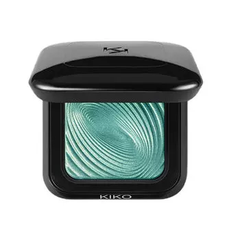 Многомерные металлические тени для век 04 виртуальный зеленый, 3 г Kiko Milano Water eyeshadow chrome tech, цвет 04 virtual green