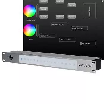 Многоплатформенная программно-аппаратная система управления DMX для американского диджея myDMX 3RM American DJ American DJ myDMX 3RM Multi-Platform DMX Control Software/Hardware System