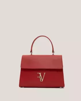 Многопозиционная кожаная сумочка Roberto Verino, красный