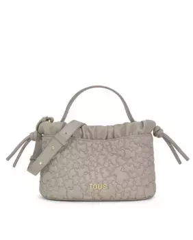 Многопозиционная маленькая сумка Puffy Bear с мишками Tous, цвет Topo