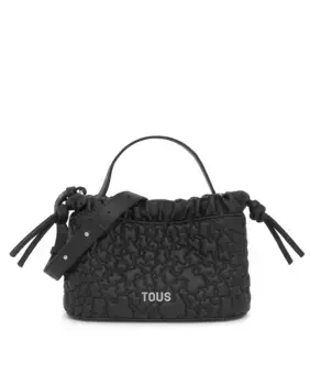 Многопозиционная маленькая сумка Puffy Bear с мишками Tous, чёрный