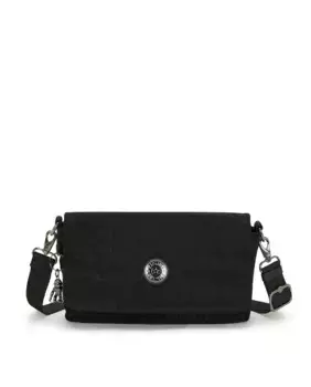 Многопозиционная сумка через плечо ARAS UP со съемным ремнем черного цвета Kipling, черный