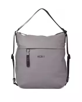 Многопозиционная сумка через плечо на молнии Kcb, светло-серый