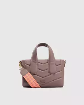 Многопозиционная сумка через плечо с двойной ручкой и молнией Kalk, розовый