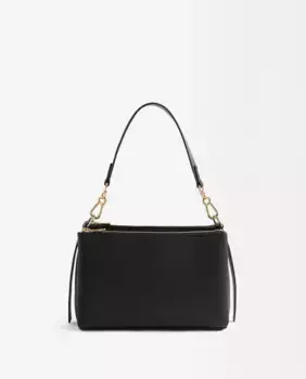 Многопозиционная сумка через плечо с несколькими отделениями и простой застежкой-молнией Parfois, чёрный