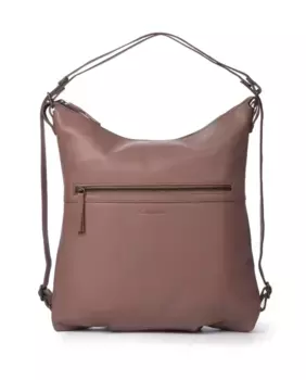 Многопозиционная сумка на плечо из мытой кожи THB Hem The Bagging Co, цвет Topo