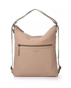 Многопозиционная сумка на плечо THB из нубука из мытой кожи The Bagging Co, цвет Crudo