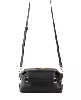 Многопозиционная сумочка из черной кожи Sandro, черный