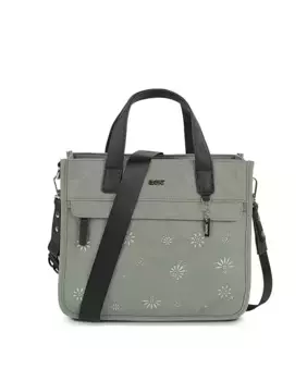 Многопозиционная сумочка Vienna цвета хаки на молнии SKPAT, зеленый