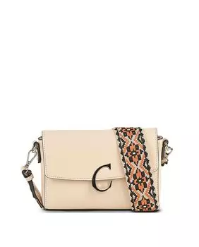 Многопозиционная женская сумка через плечо Albany цвета слоновой кости Cimarrn, бежевый