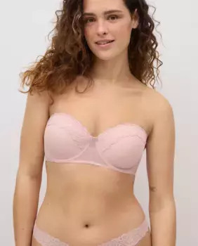 Многопозиционный бюстгальтер на косточках и без набивки Ysabel Mora, цвет Rosa