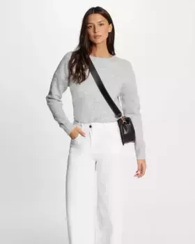 Многопозиционный женский кардиган с застежкой на пуговицы Morgan, светло-серый