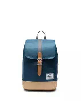 Многопозиционный женский рюкзак объемом 5 л из переработанной ткани синего и серого цветов Herschel, цвет Verde Agua