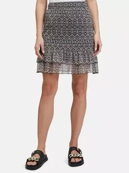 Многоярусная юбка Cartoon, черный