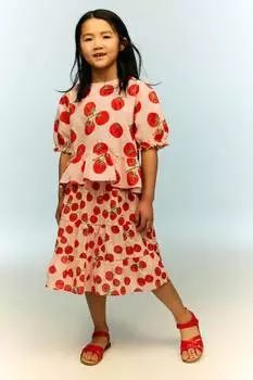 Многоярусная юбка H&M, мультиколор