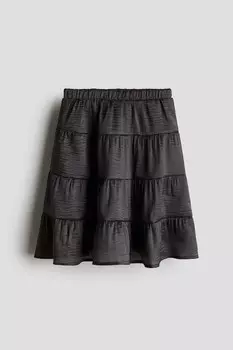 Многоярусная юбка H&M, серый