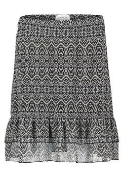 Многоярусная юбка на резинке Cartoon, черный