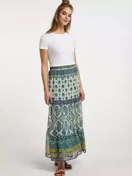 Многоярусная юбка Usha, синий