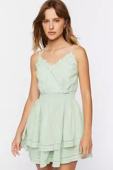 Многоярусное мини-платье Surplice Forever 21