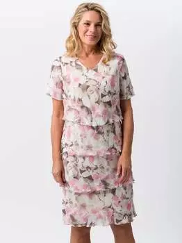 Многоярусное платье Frank Walder, мультиколор