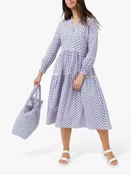 Многоярусное платье Great Plains Aspen Bloom, синий/разноцветный