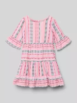 Многоярусное платье Happy Girls, розовый