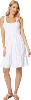 Многоярусное платье-майка bobi Los Angeles, белый