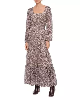 Многоярусное платье макси Bagatelle, мультиколор