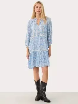 Многоярусное платье nibi с пейсли Part Two, цвет Silver Lake