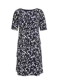 Многоярусное платье с коротким рукавом Betty Barclay, мультиколор