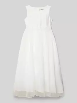 Многоярусное платье Une Hautre Couture, экрю