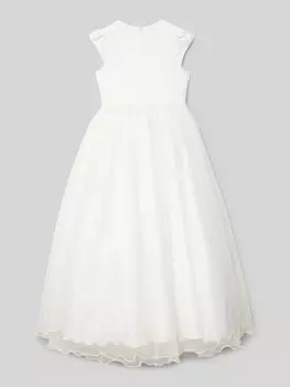 Многоярусное платье Une Hautre Couture, кремовый