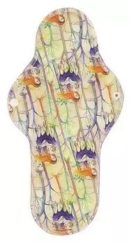 Многоразовая бамбуковая ночная гигиеническая прокладка, для грудного вскармливания Pupus