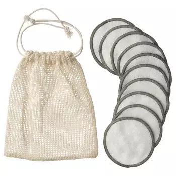 Многоразовые чистящие салфетки + мешок, белый/зеленый, KERRTTIKA IKEA
