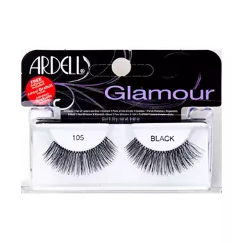 Многоразовые и простые в применении накладные ресницы Glamour 105 Ardell, 1 UD