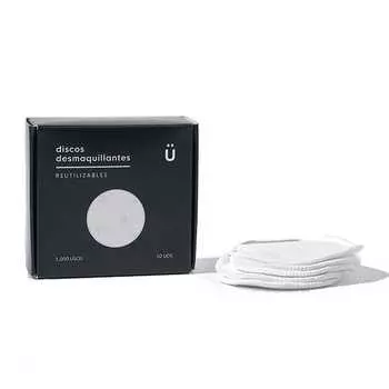 Многоразовые подушечки для снятия макияжа 10 шт Naturbrush