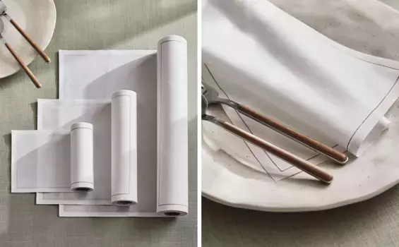 Многоразовые салфетки (упаковка 20 шт.) Zara Home, белый/серый