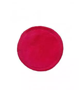 Многоразовый диск, круглый ватный диск, из хлопкового бархата, 1 шт, РОЗОВЫЙ, Wild Nature