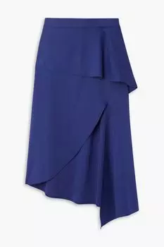 Многослойная асимметричная юбка из эластичного джерси JW ANDERSON, нави