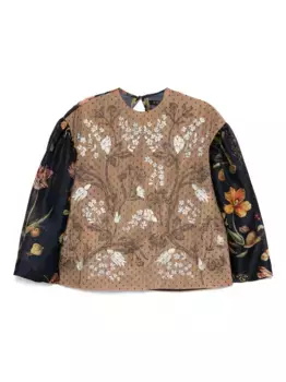 Многослойная блузка Biyan, синий